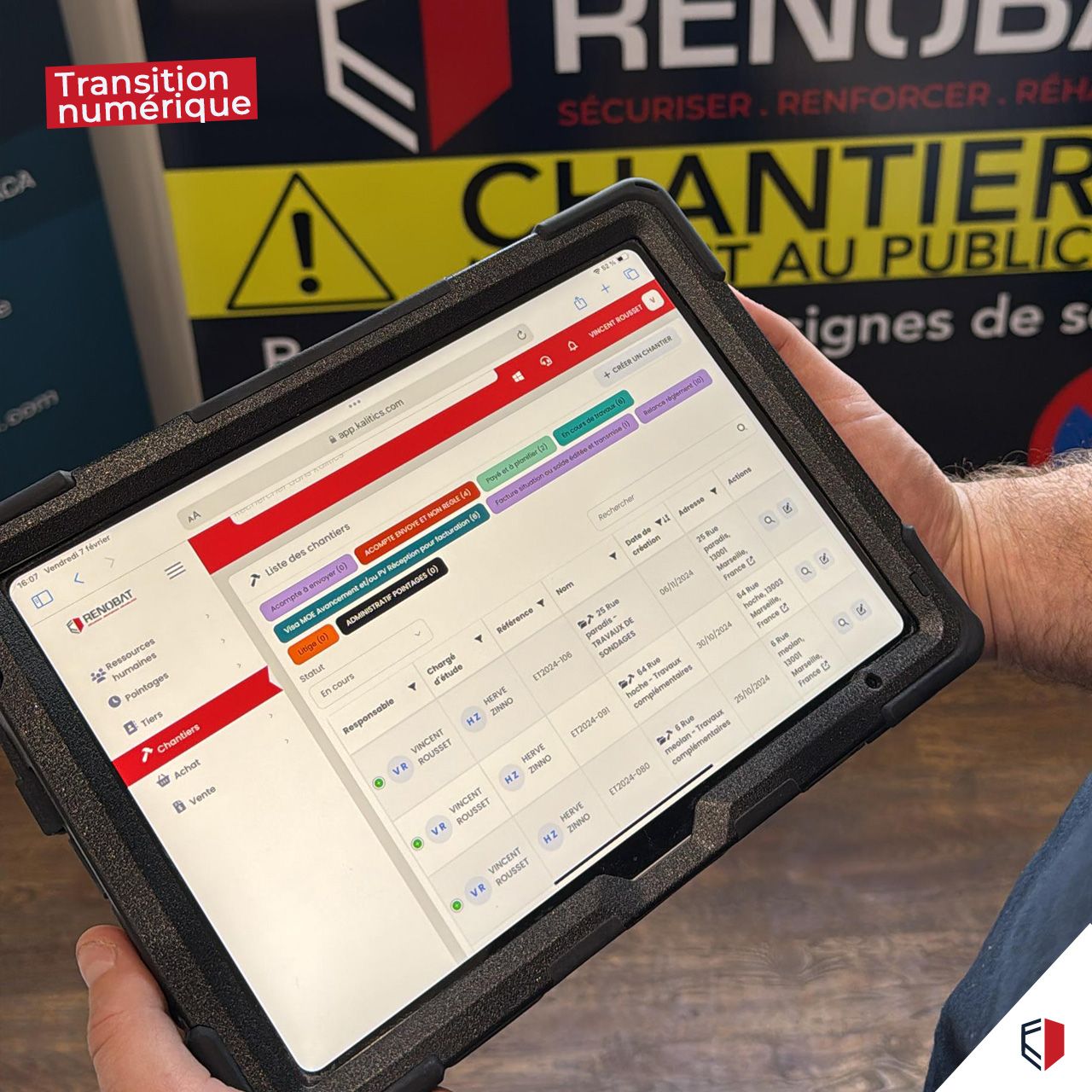 Cas Client BTP : Pourquoi RENOBAT a quitté Batigest pour Kalitics 